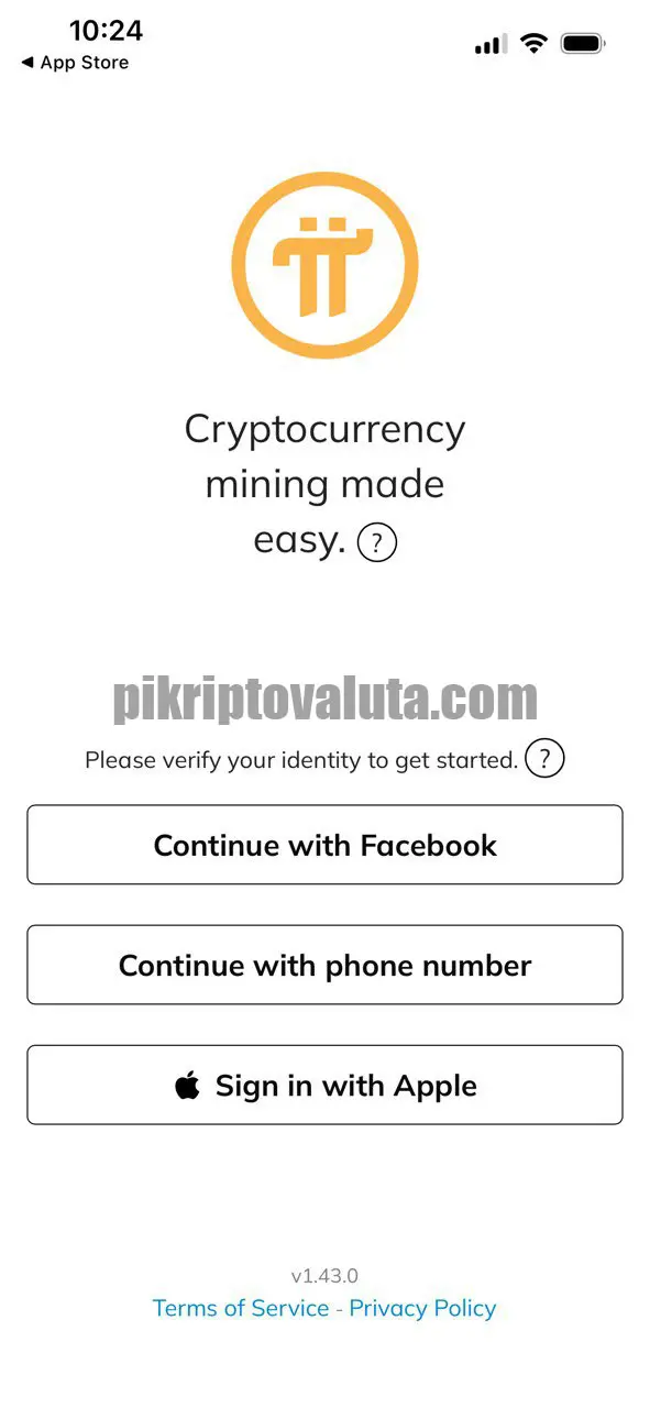 Pi Network Registracija