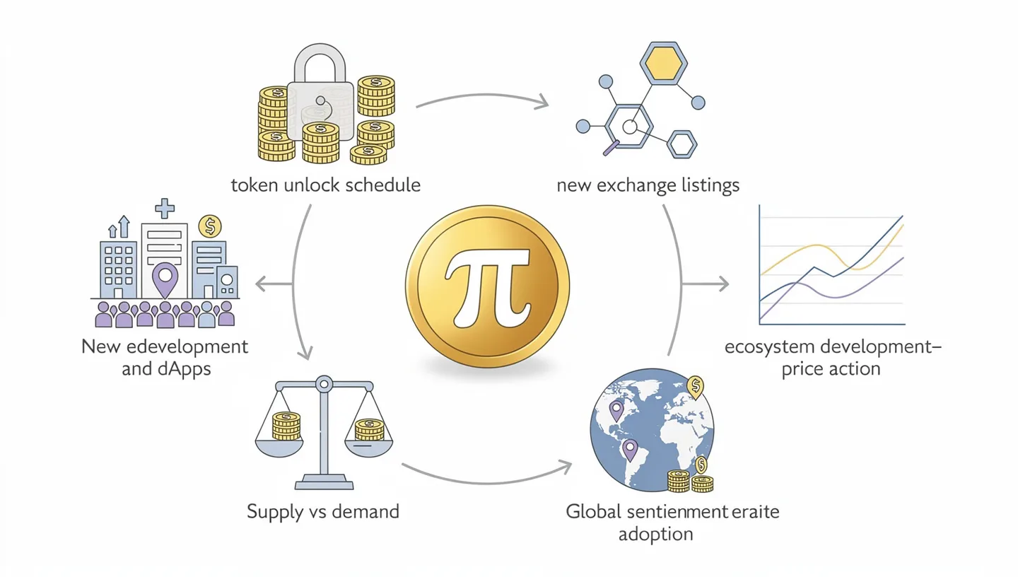 Šest faktora koji određuju Pi kriptovaluta cijenu