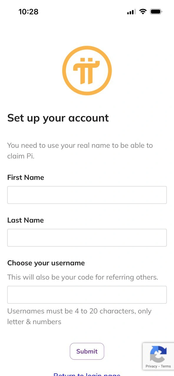 Pi Network traži vaše pravo ime i prezime