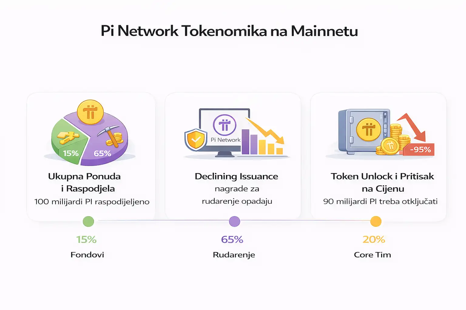 Pi Network Tokenomika na Mainnetu