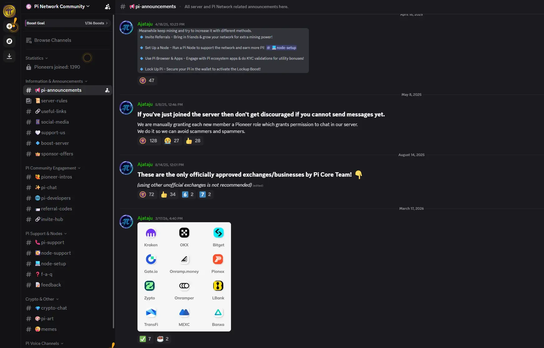 Pi Network Community Discord